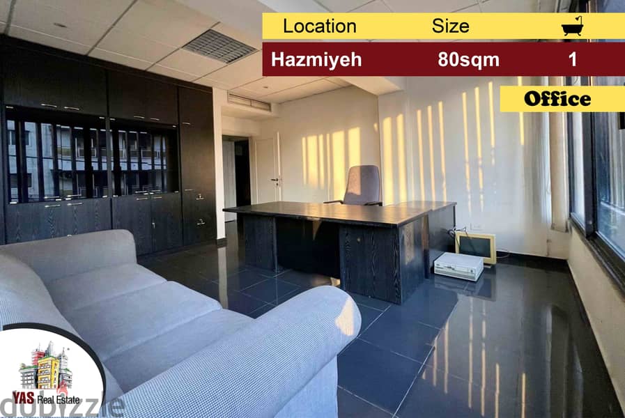 Hazmiyeh/Mar Roukoz Street 80m2 | Office |  PA | 0