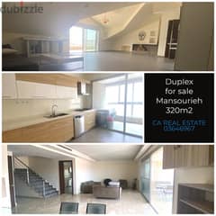 super deluxe for sale in Mansourieh with open view