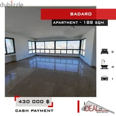 Apartment for sale in Badaro 200 sqm ref#kj94108
