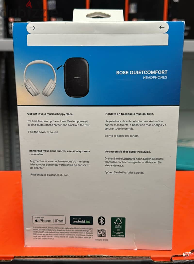 Bose Quietcomfort Headphones white 0