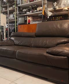leather couch 2 seaters