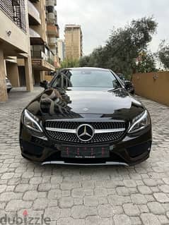 Mercedes C 300 Coupe AMG-line 2018 black on basket 0