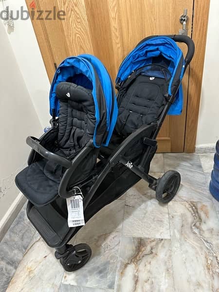 stroller 2 seats ( Kid and baby) 1