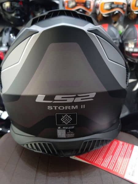 Helmet Ls2 storm II duel visor weight 1500 sizes xxxL,xL,L 1
