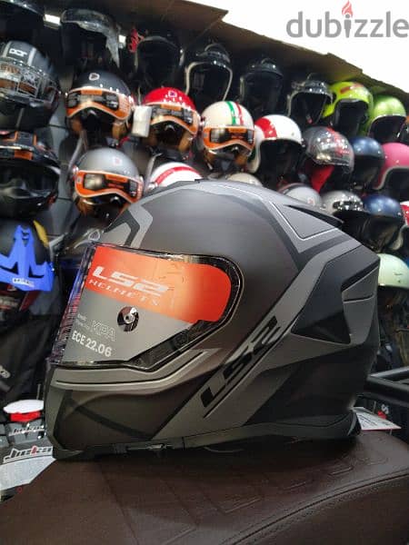 Helmet Ls2 storm II duel visor weight 1500 sizes xxxL,xL,L 8