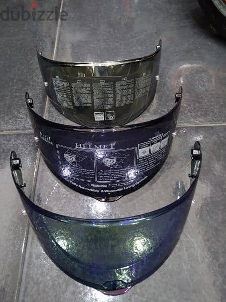 Helmet Ls2 storm II duel visor weight 1500 sizes xxxL,xL,L 10