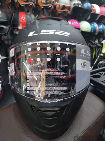 helmet Ls2 storm duel visor weight 1530 size xL,L 3