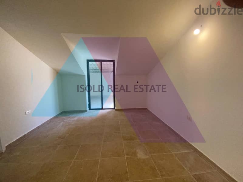 A 165m2 duplex apartment with terrace+sea view for sale in Zouk Mosbeh 2