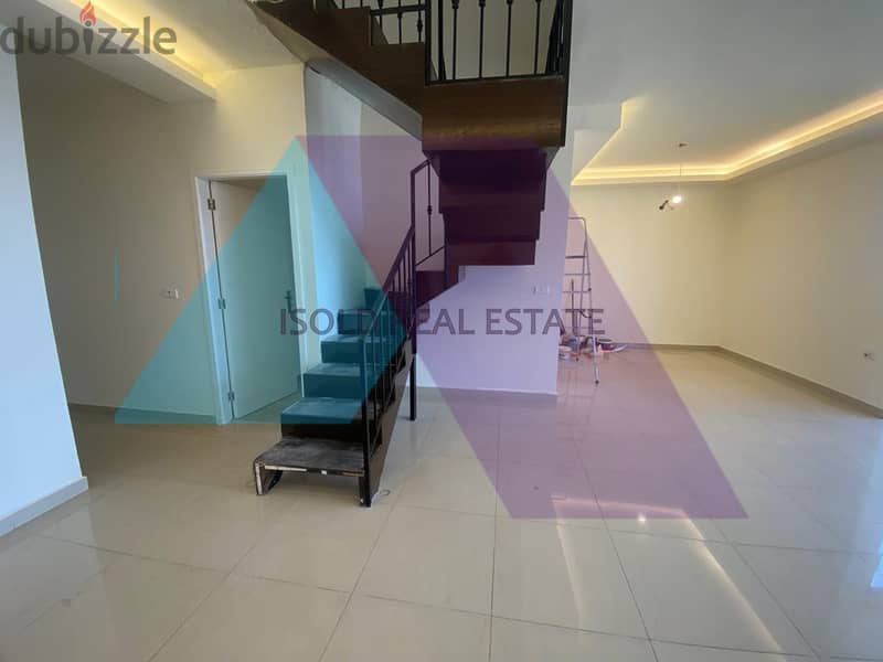 A 165m2 duplex apartment with terrace+sea view for sale in Zouk Mosbeh 4