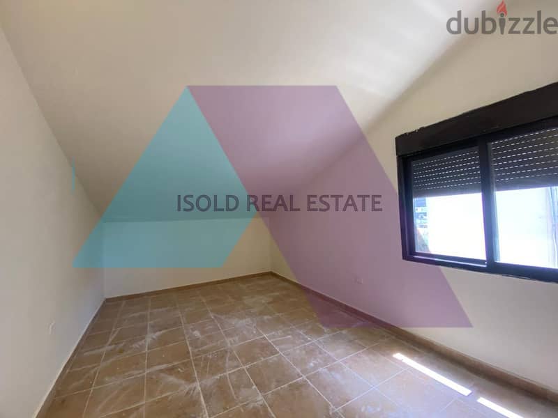 A 165m2 duplex apartment with terrace+sea view for sale in Zouk Mosbeh 5