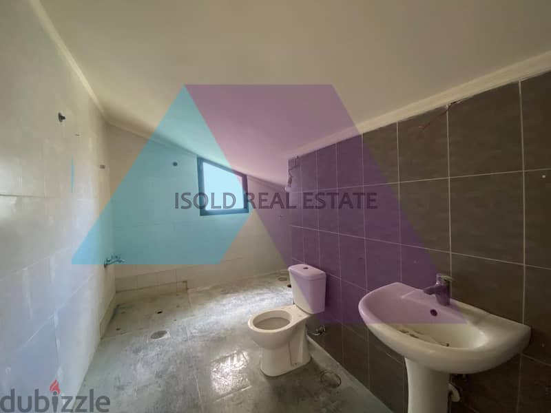 A 165m2 duplex apartment with terrace+sea view for sale in Zouk Mosbeh 9