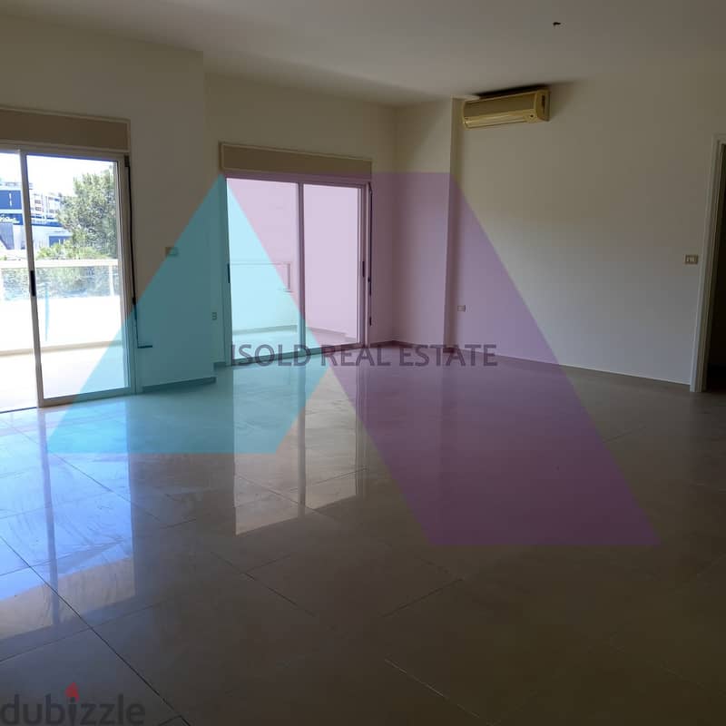 A Spacious 145 m2 apartment having an open sea view for sale in Dbaye 0