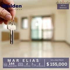 For Sale | Spacious 2 BR | 144 sqm Apartment in Mar Elias | $155,000 0