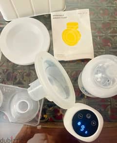 Electric Breast Pump for Breastfeeding 2 Times Used/ New Avent Bottle