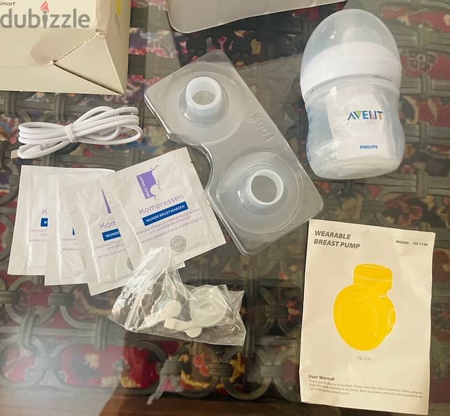 Electric Breast Pump for Breastfeeding 2 Times Used/ New Avent Bottle 2