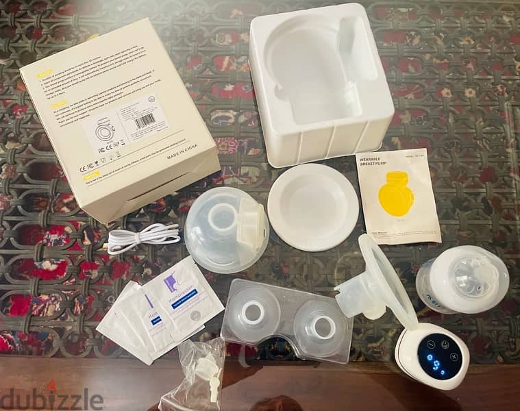Electric Breast Pump for Breastfeeding 2 Times Used/ New Avent Bottle 4