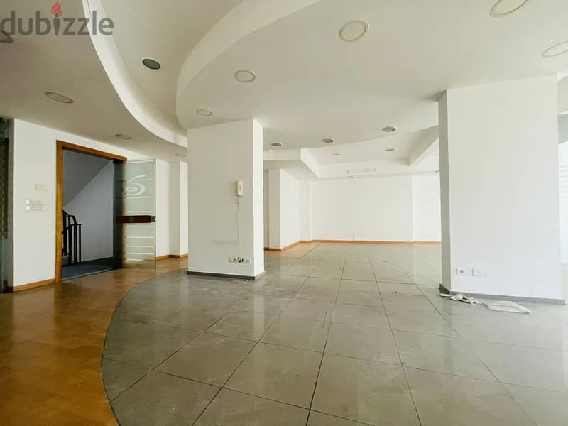JH24-3411 Office 250m for rent in Achrafieh with terrace , $1,666 cash 0