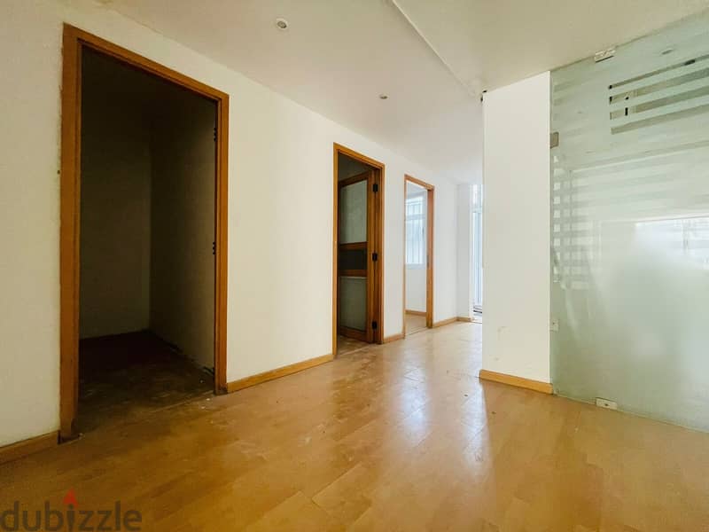 JH24-3411 Office 250m for rent in Achrafieh with terrace , $1,666 cash 3