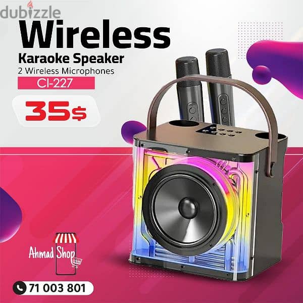 Wireless Karaoke Speaker 1
