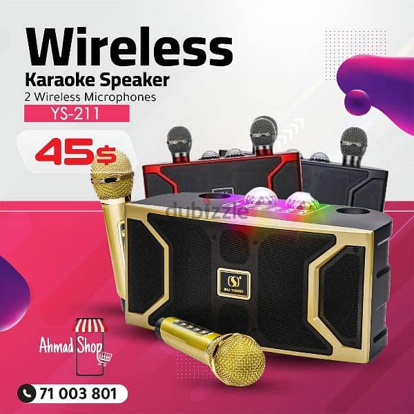 Wireless Karaoke Speaker 4