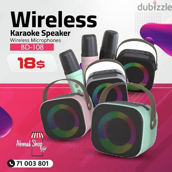 Wireless Karaoke Speaker 6