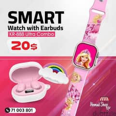 Smart Watch With Earbuds 0