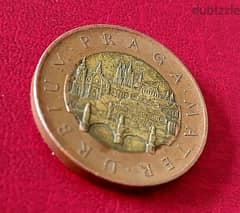 2009 Czech Republic 50 Korun bimetallic coin