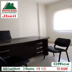 Office for rent in Jbeil!!!