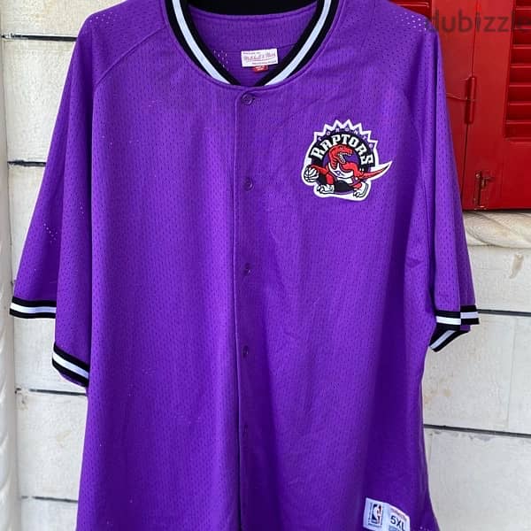 MITCHELL & NESS x NBA Toronto Raptors Basketball Shirt. 1