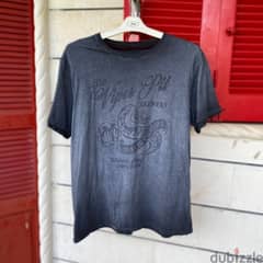 THE VIPER PIT BREWERY Grey Oversized T-Shirt.