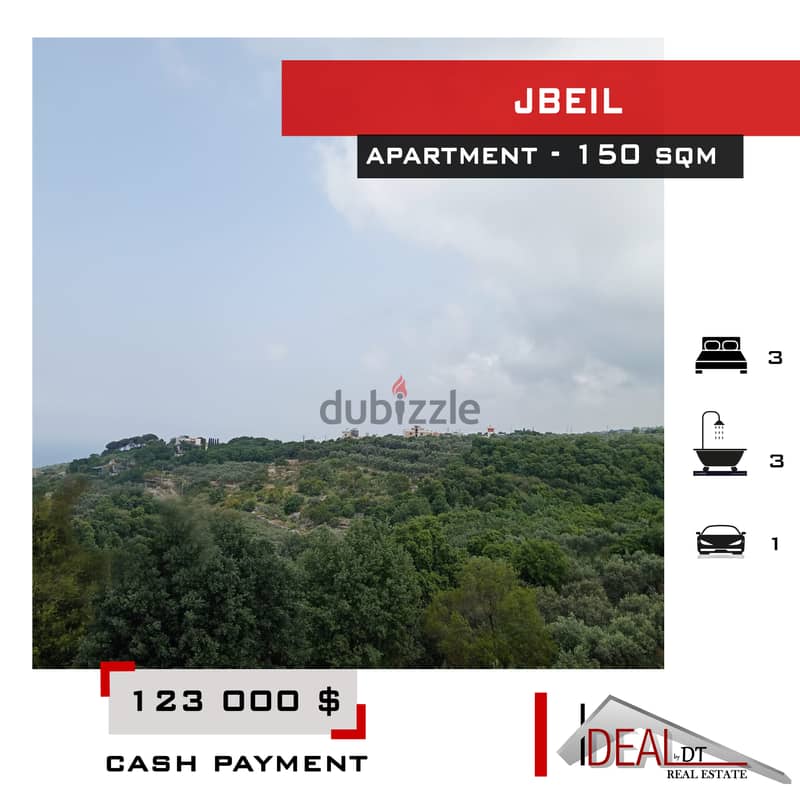 Apartment for sale in Jbeil 150 sqm ref#jh17319 0