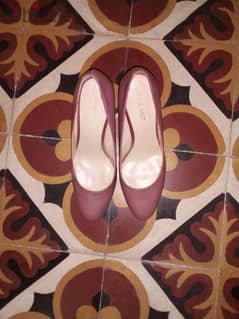 High heel Nine West pink shoes