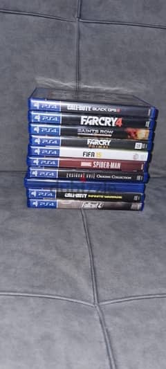10 Ps4 discs for 75$