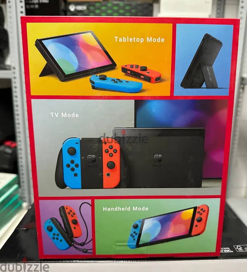 Nintendo Switch OLED Neon Blue/Neon Red 1
