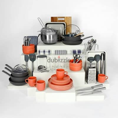 Noah's Box 70+ Piece Premium Kitchen Starter Kit/ 6$ delivery