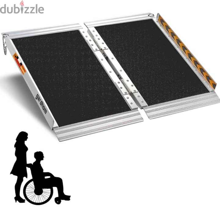 Portable Ramp Wheel Chair for Home Entrance Threshold Doorways Stairs 8