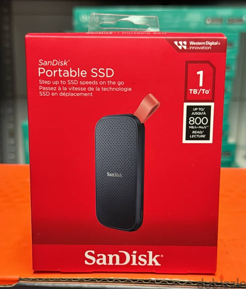 Sandisk portable SSD 1tb up tp 800mb/s amazing & good offer 1