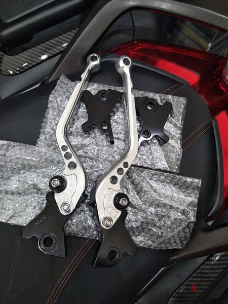 Sport aluminium lever set for vespa gts from 2010 to 2019 2