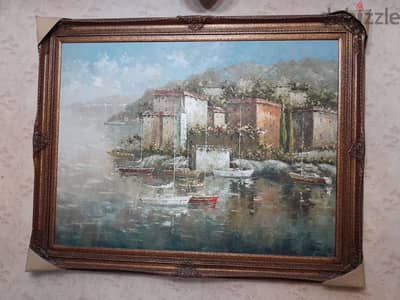 painting tableau framed