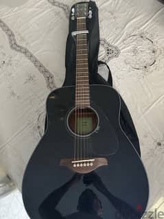 Yamaha FG800 Acoustic Guitar Black Limited Edition Used Like New