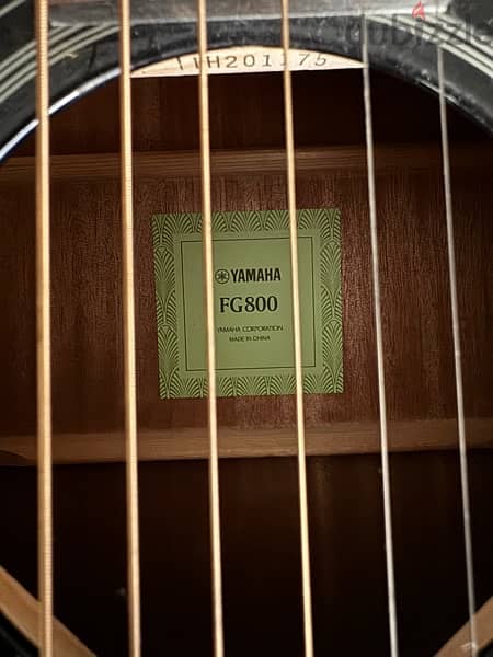 Yamaha FG800 Acoustic Guitar Limited Edition Like New Free Delivery 1