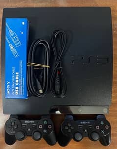 PS3 Slim 320GB 2 Controller Original Included 30 Games All Accessories