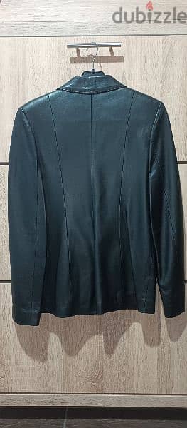black leather blazer jacket 2