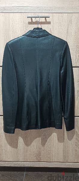 black leather blazer jacket 3