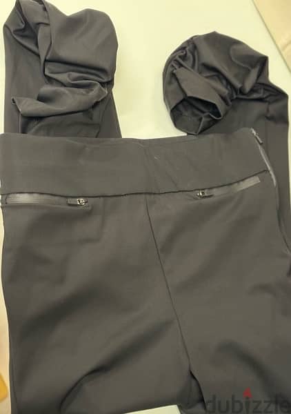 women pant; clothing, pantalon legging. ZARA legging, black color 12