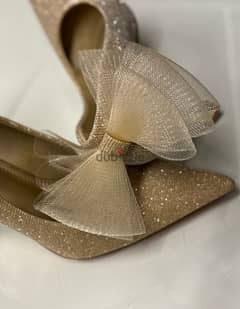 gold shoes for ladies