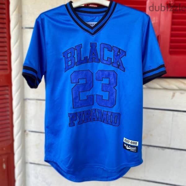 BLACK PYRAMID Blue #23 T-Shirt. 1