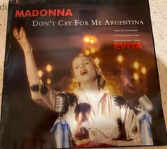 Madonna -don’t cry for me argentina- Vinyl