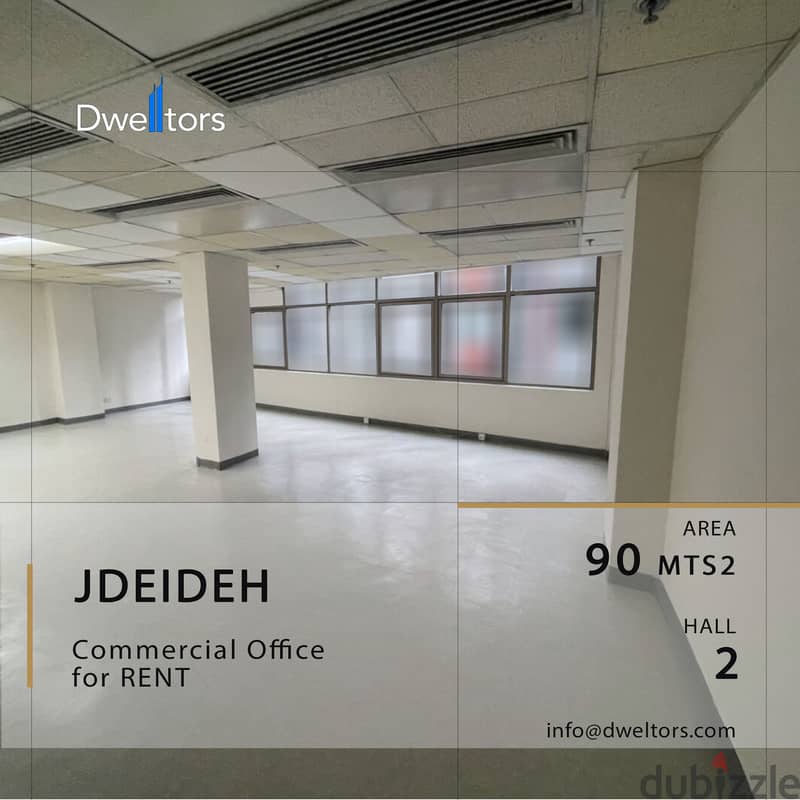 Office for rent in JDEIDEH - 90 MT2 - 2 Rooms 0