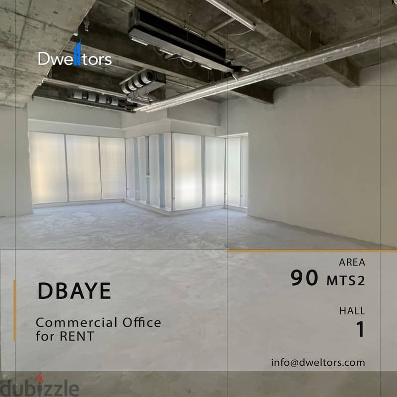 Office for Rent in DBAYE - 90 MTS2 - Open Space 0